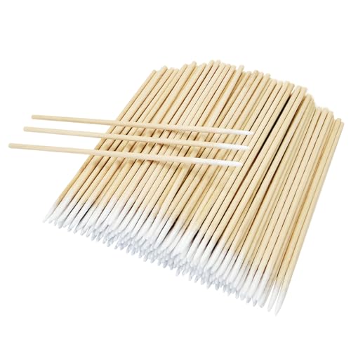 200 PCS Pointed Tip Cotton Swabs, Precision Micro Cotton Swabs - color: 200 ct