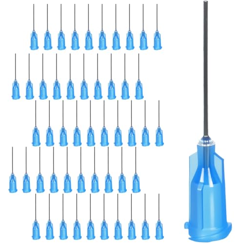 50pcs 22G 1 inch Blunt Tip Glue Dispensing chew - size: 22G 50PCS