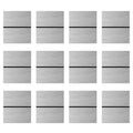 Laser Engraving Blank Silver ABS Double Color Plastic Sheet(Silver) - color: Silver