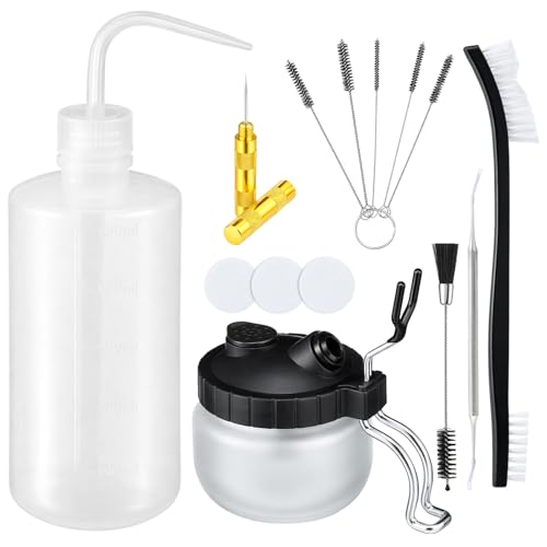 Sieral 8 Pcs Airbrush Cleaning Kit, Airbrush Spray Gun Cleaning Kit