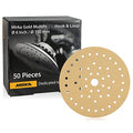 Mirka Gold Multifit 6 Inch 800 Grit Hook and Loop Sanding Discs, 50 Pack - size: Grit 800