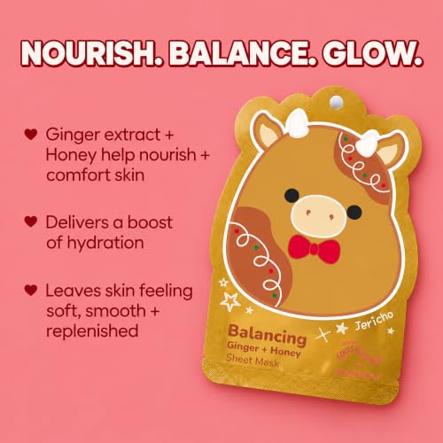 TONYMOLY x Squishmallows Merry Masking Face, Eye & Foot Mask 4-Piece Set - style: Merry Masking Set