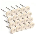 20 Pcs 3/32'' Shank Wool Felt Buffing Wheels - style: 20 Pcs Wool Felt Buffing Wheels