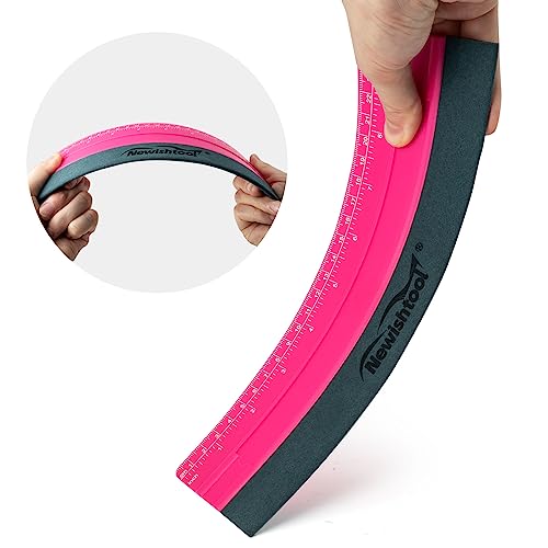 NEWISHTOOL Squeegee for Vinyl, Sign Making, Decals, Craft, Wallpaper Tools - color: Rose Pink, size: 25cm