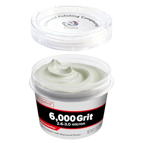 Diamond Paste Polishing Compound, 6,000 Grit, 50 G, Light Scratch Removal - size: 6,000Grit, style: 1.78 oz (50g)