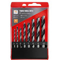 8-Pc Metric Brad Point Wood Drill Bit Set, High Carbon Steel 3-10mm - style: 8pc Carbon Steel