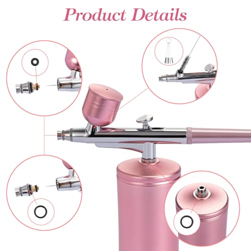 Ideal Swan 48 PSI Air Brush Kit with Air Compressor, Air Brush for Nail Art