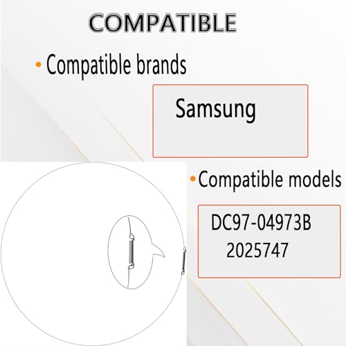 DC97-04973B Washer Door Boot Spring Clamp for Samsung Washing Machine