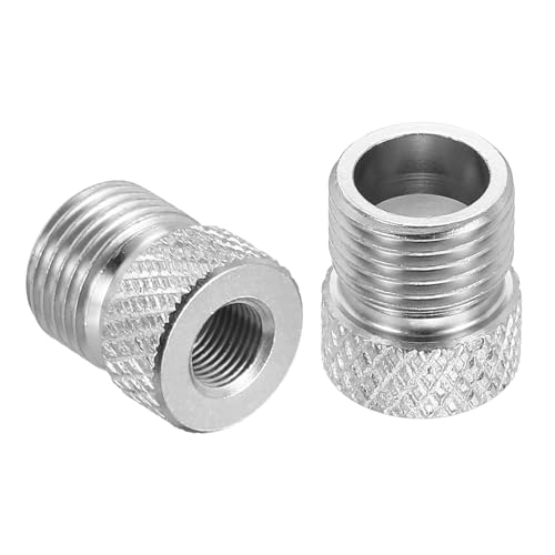 PATIKIL 1/8"BSP Male Air Brush Hose Adapter, 1 PCS 1/8"BSP Male M5 Fitting Conversion Adapter Nipple Metal Connector for Air Compressors