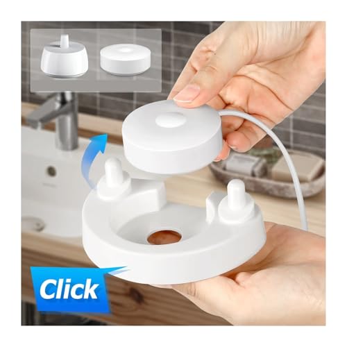 Electric Toothbrush Stand, Compatible for Oral B IO Toothbrush Storage Rack Brush Head Holder Charging Dock Rack(Only Holder (White))