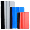 3 Pcs Vinyl Wrap Squeegee of Different Sizes, Felt Squeegee Vinyl Scraper Tool, 3 Size Vinyl Wrap Squeegee Applicator Tool for Window Tint, Wallpaper, Decal Sticker, Universal Car Accessories