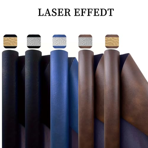 1pc 12" X 24"inch,Thick is 0.9MM Laserable Leatherette Sheet Patch with Adhesive,Custom Laser Engraving,UV Printing,Emboss,Deboss, Craft Supplies and Materials (Rustic/Gold) - color: Rustic/Gold