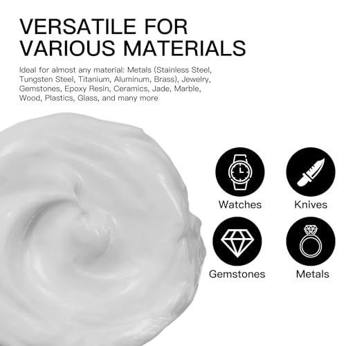 Diamond Paste Polishing Compound, 15,000 Grit, 50 G/1.76 Oz, Mirror Finish - size: 15,000Grit, style: 1.78 oz (50g)