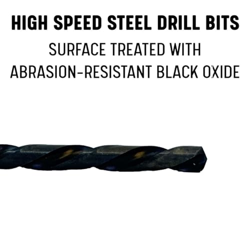 Drill America 1/32" High Speed Steel Left Hand Drill Bit (Pack of 12), DWDLH Series - size: 1/32"