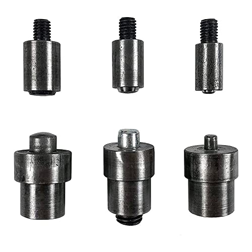 Hand Press Heavy Duty Eyelet Grommet Machine Punch Tool Kit with 3 Dies #0/2/4 and 1500 Pcs Silver Grommets Hole