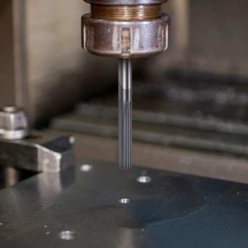 HARFINGTON Carbide Chucking Reamer 0.232"(5.9mm) Dia Straight Flute Straight Shank Machine Reamer Tool for Metal and Lathes CNC Machining Centers, Black - size: 0.232"