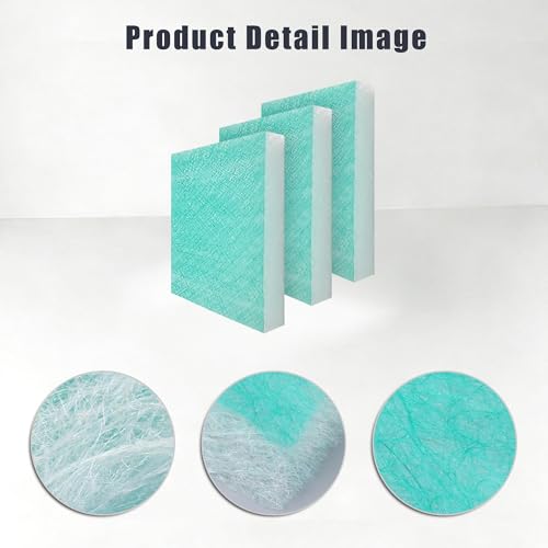 20"x20" 15g Fiberglass Paint Booth Filter for Spray Booth, 50-pack