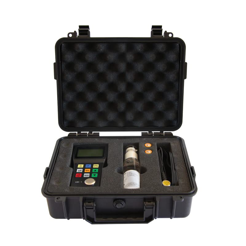 YUSHI UM1 Series UM-1D Handheld Portable Ultrasonic Thickness Gauge Tester Meter 0.03'' to 12'' / PT-08 Probe/Transducer P-E & E-E (echo-echo) Through Paint & Coatings - style: UM-1D