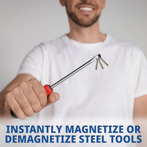 Magnetizer & Demagnetizer Tool, Green, Yellow & Orange, 3 Pack - color: Green, Orange, Yellow
