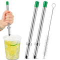 Lasnten 2 Pack Straw Hole Puncher for Plastic Lids Drinks,8.7 Inch,Green - color: Green, size: 8.7 Inch
