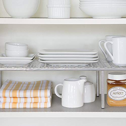 Shelf Liners for Kitchen Cabinets, 17.5" x 78.7" Non Stick Drawer Mat Clear - color: Diagonal Pattern Transparent, size: 17.5"W x 78.7"L