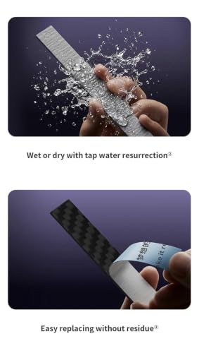 4.53" 3Pcs Carbon Fiber Sanding Board Only, Adhesive Sandpaper Required (Not Included), Precision Sanding Tool for Scale Models, Miniatures, Hobby Crafts and Polishing
