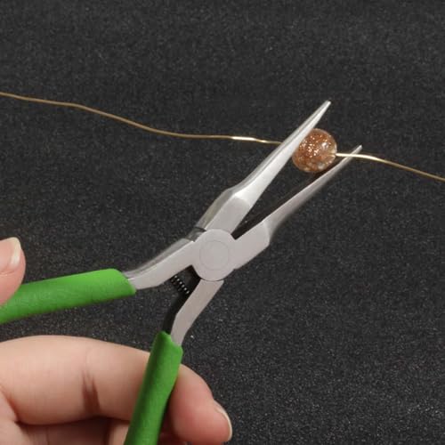 Needle Nose Pliers 5" Smooth Jaw Mini Pliers for Jewelry Making & Beading - style: Needle Nose with Smooth Jaw
