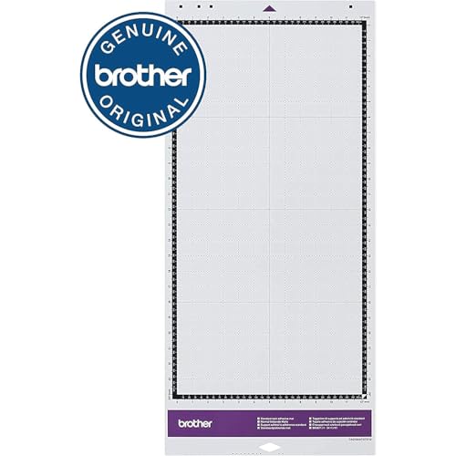 Brother ScanNCut DX Mat CADXMATSTD24, Large 12" x 24" Standard Tack Adhesive for Cardstock, Vinyl, Foam and More, Replacement Accessory - style: 12" x 24" Standard Tack