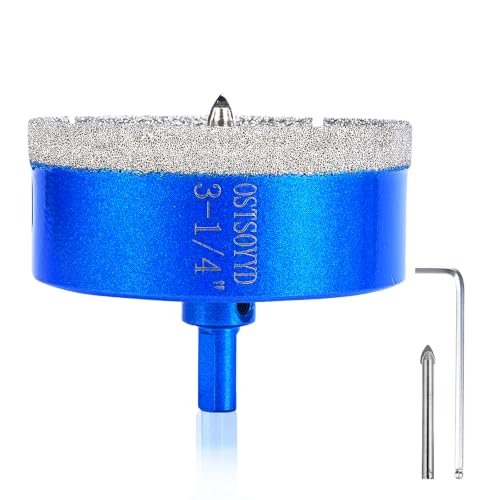 3-1/4 inch Diamond Hole-Saw Bits with Pilot Drill Bit 85mm Tile Hole Saws - size: 3-1/4'' | 85mm