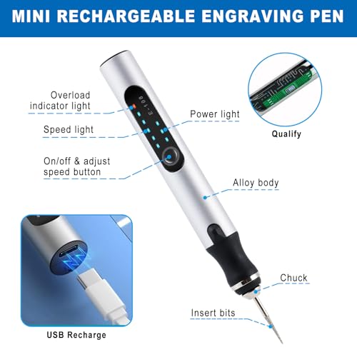 Hgrotp Engraving Pen for Metal Wood Glass Plastic