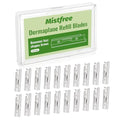 Dermaplane Refill Blades 20PCS, Facial Razor Replacement Blades - color: Silver-Blades