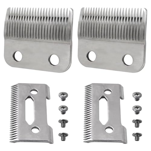 Upgraded 2 Hole Clipper Blade Replacement for Wahl for Precision Premium Smooth Cut/ElitePro/ExtremeGripPro/ MC3/ ProSeriesPlatinum/Self-CutPro/Pet-Pro/ *NotfitMulti-Purpose79607