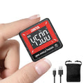 BINTA Small Digital Angle Finder Magnetic, IP54 Waterproof Dustproof Gauge - style: Black and Red
