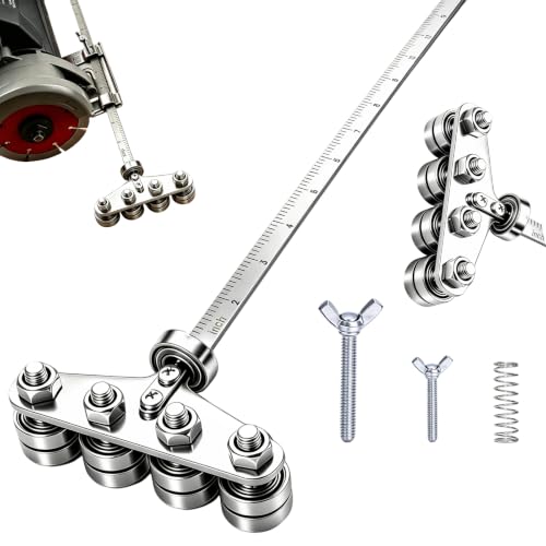 Positioning Calipers for Precise Measurements & Easy Wood Cutting,Adjustable Stainless Steel Circular Saw Guide Rail for Circular Saw Furniture Making (extra large) - size: extra large
