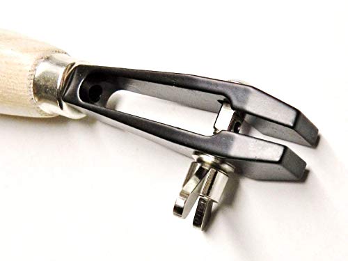 JTS Hand Vise Smooth Jaw Wood Handle 6"