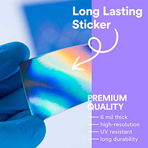 Pot Leaf Sticker Decal Hologram Psychedelic 420 Weed Cannabis Marijuana 4" x 4"
