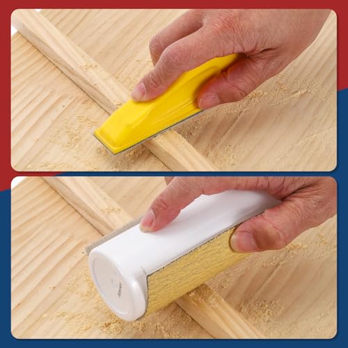16Pcs Sand Papers 4.5x11Inch 220Grit Alumina Abrasive Hook&Loop Back - size: 4.5 x 11 Inch x 220 Grits