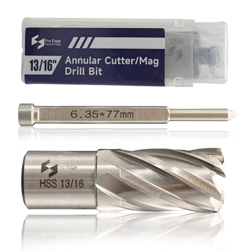 1PC M2AL HSS Annular Cutter 13/16" Cutting Dia 1" Depth 3/4" Weldon Shank - size: 13/16"×1"