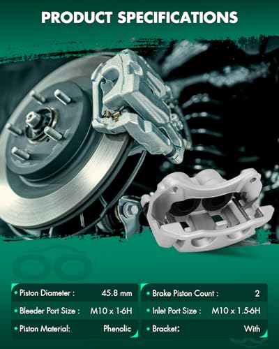 SCITOO Front Left & Right Disc Brake Calipers With Bracket 18B4950 18B4951 - size: Front[18B4950 & 18B4951]
