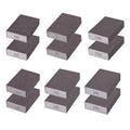 12Pcs 60-240Grit Sanding Sponges, Wet Dry Sanding Blocks - size: 60/80/100/120/150/240Grit