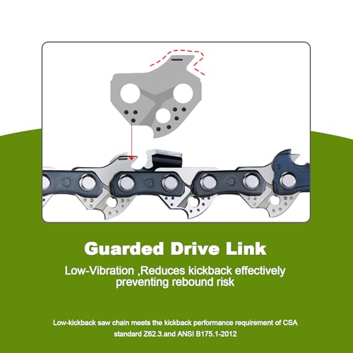 3-Pack 14 Inch Chainsaw Chain 3/8"LP .050" 52 DL - size: 14" 52DL 3/8"LP .050" ×3 Pack