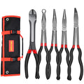 TOOLEAGUE 5Pcs Extra Long Needle Nose Pliers Set - size: 5pcs,11"