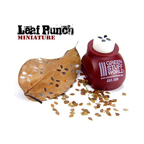 Green staff World Leaf Punch red Miniature Tools GSW02