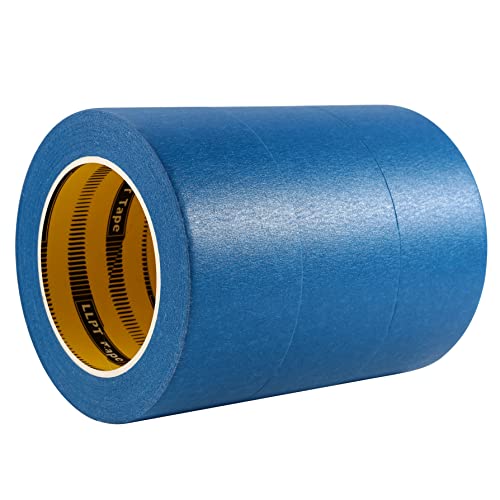 LLPT Painters Tape Masking Tape 3 Pack 2" x 55 Yards Each, Blue - color: Blue, size: 2" x 55 Yards