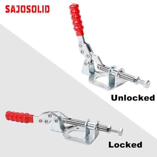 4-Pack, 302F Push Pull Toggle Clamp, 300 lb Holding Capacity - style: 302F,4PK