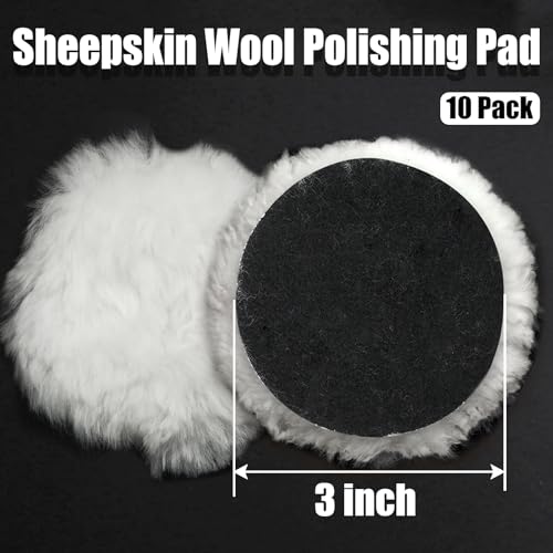 Wool Polishing Pad, 3 Inches, 10 Pcs - size: 3 Inch