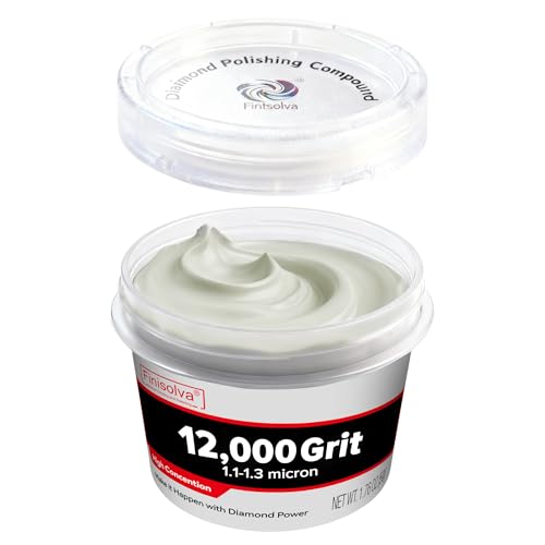 Diamond Paste Polishing Compound, 12,000 Grit, 50 G/1.76 Oz, Mirror Finish - size: 12,000Grit, style: 1.78 oz (50g)
