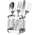 Utensil Holder, Stainless Steel Utensil Drying Rack for Kitchen Counter - color: Small, Silver
