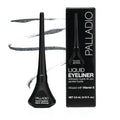 Palladio Liquid Eyeliner, Black Shimmer, Highly Pigmented, Waterproof, Smear-Proof, Includes Easy G Wand Applicator - color: Black Shimmer