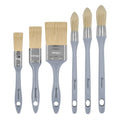 ROLLINGDOG Trim Paint Brush Pointed Round Edge Paint Brush Flat Paintbrush - color: 6pcs